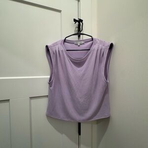 Sincerely Jules Lavender Muscle Tee